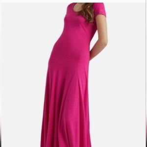 Ralph Lauren Elegant Purple Maxi Dress PM